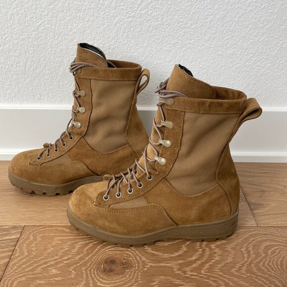 McRae Footwear Boots Men 6 W Coyote Tan Hot Weather Army Military Suede Vibram main image 15